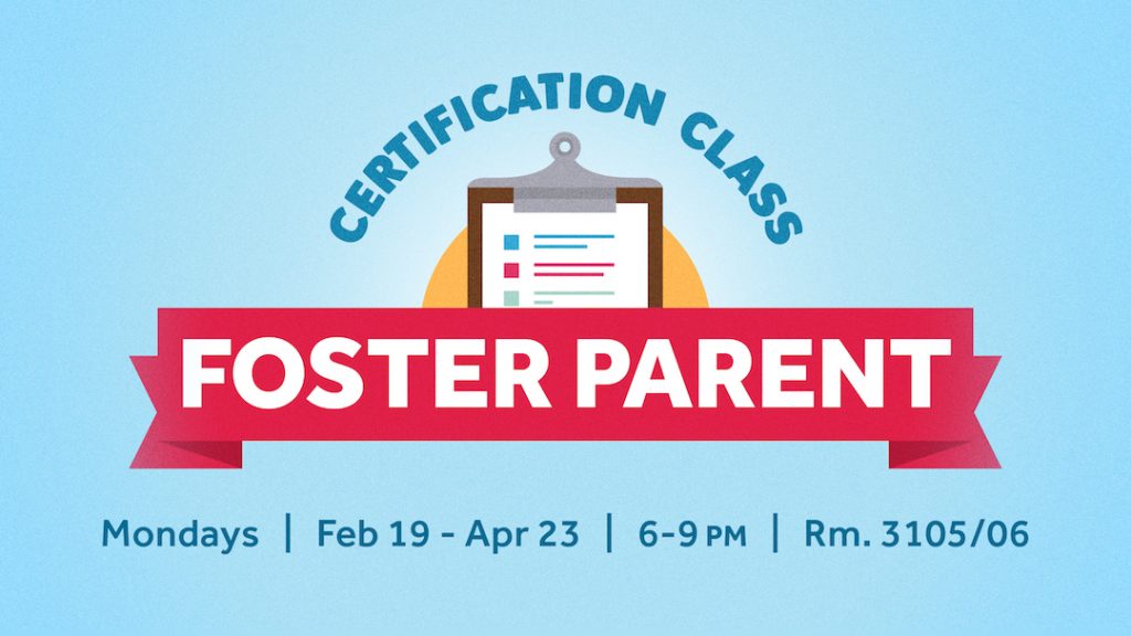 Foster Parent Certification Class Bible Center Church